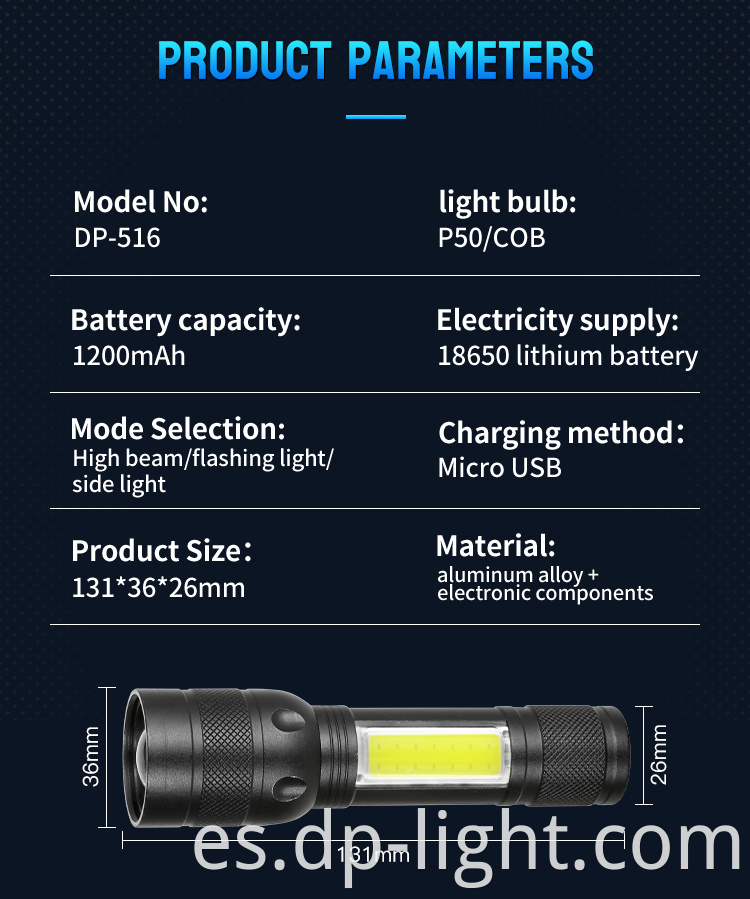 Tactical LED Flashlight